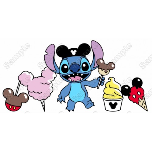 Lilo and Stitch Ice Cream Birthday - Photo Invitation