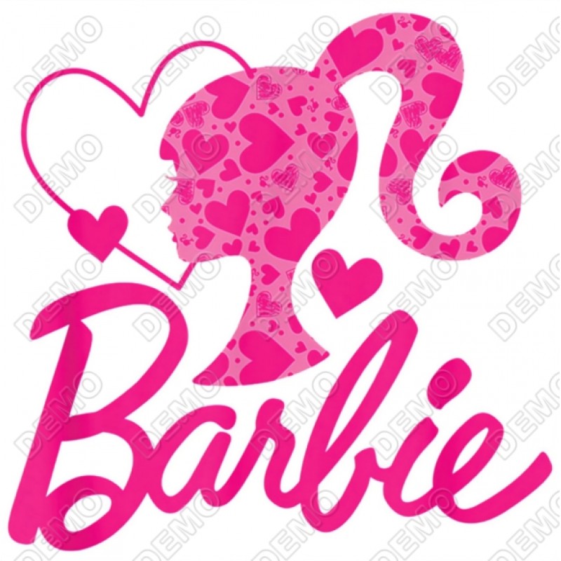 Barbie Patch Logo Iron-on Sticker (heat transfer) – Customeazy
