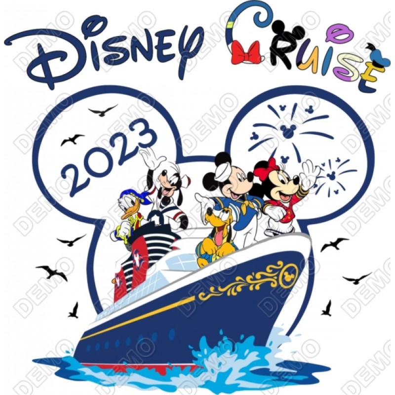 Disney Cruise Vacation Year T Shirt Iron on Transfer Decal