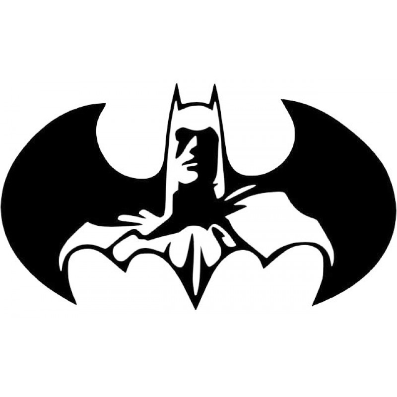Batman Logo Iron On Transfer Vinyl HTV