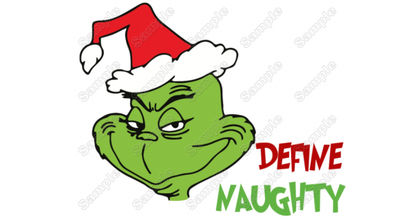 The Grinch Who Stole Christmas Iron On Transfer #1 - Divine Bovinity Design