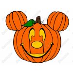 Mickey or  Minnie Halloween Pumpkin Heads T Shirt Iron on Transfer Decal  by www.shopironons.com