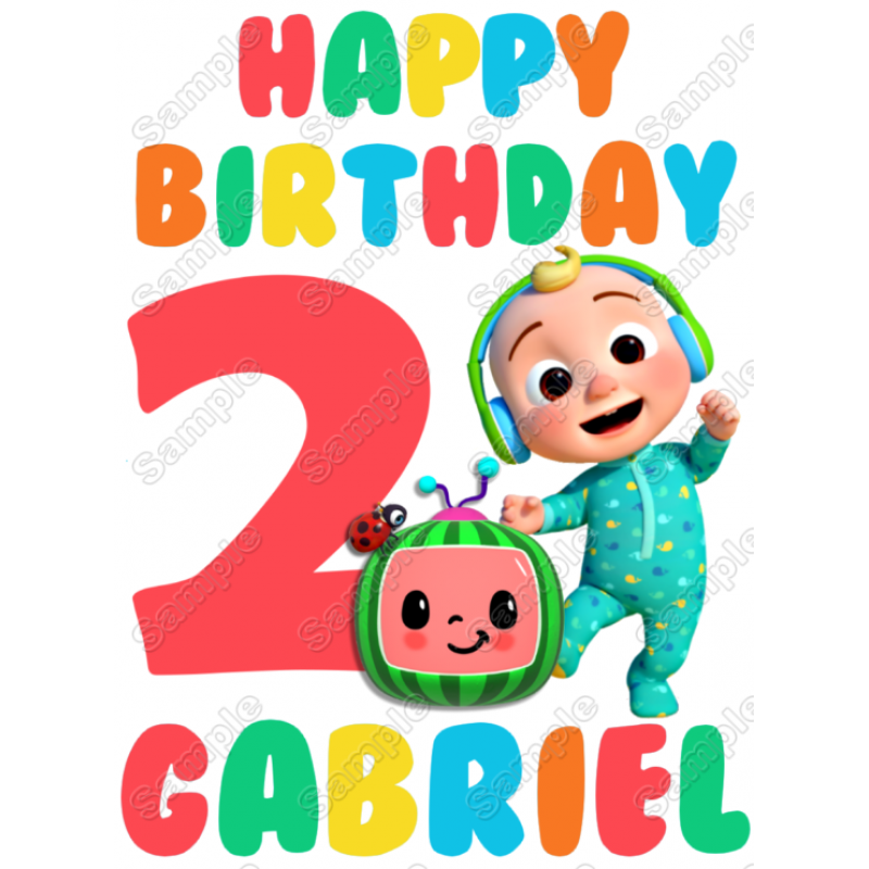 Cocomelon Birthday Png