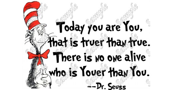 Dr. Seuss Quote T Shirt Iron on Transfer Decal #1