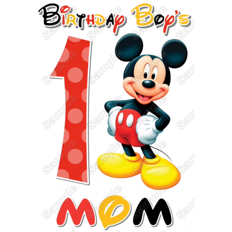 Mickey Mouse Birthday Pictures Clip Art