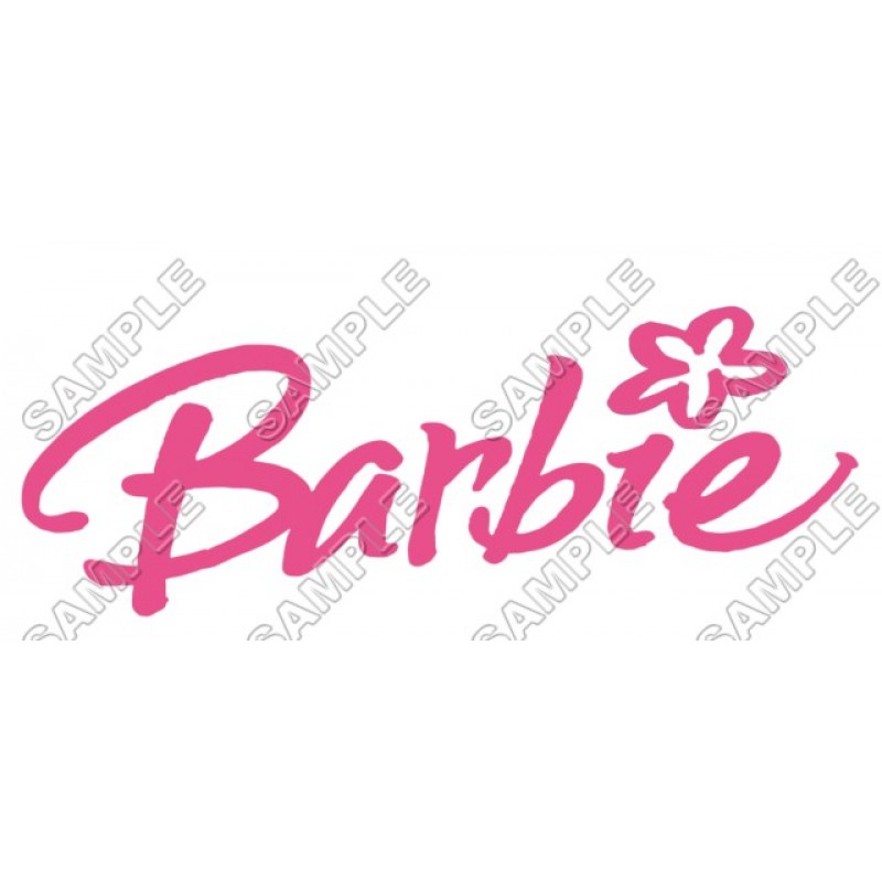 barbie iron on decal