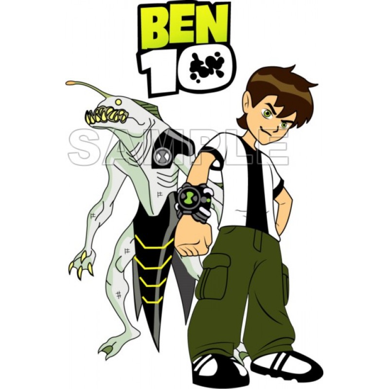 Ben 10 Aliens T Shirt Iron on Transfer Decal #2
