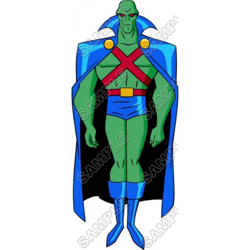 Martian Manhunter Super Heroes T Shirt Iron on Transfer ...