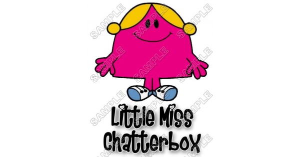 little miss chatterbox clipart