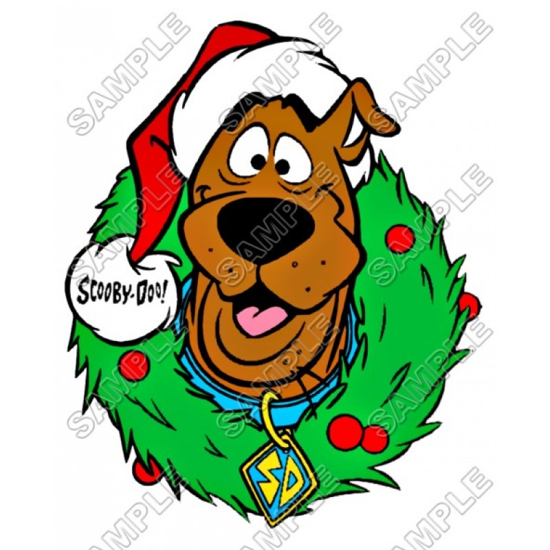 Scooby Doo Christmas T Shirt Iron On Transfer Decal 8 - scooby doo roblox shirt
