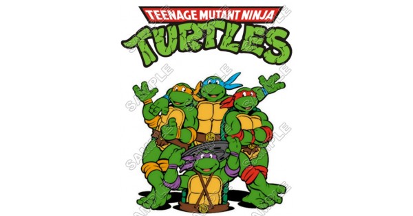 Teenage Mutant Ninja Turtles TMNT Custom Birthday T Shirt Iron on Transfer  Decal #1