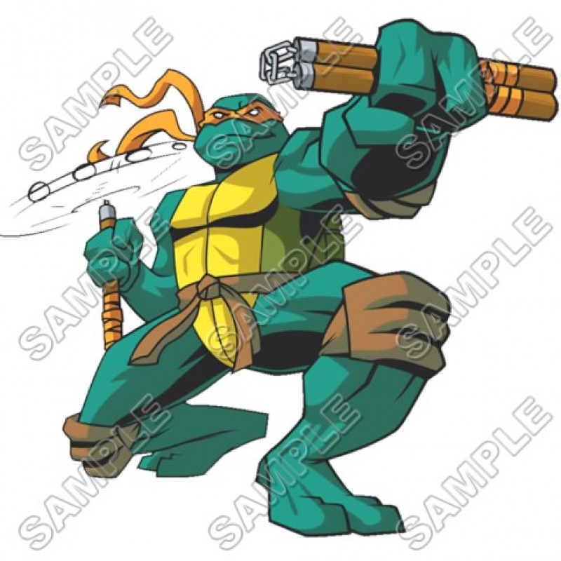 Teenage Mutant Ninja Turtles T Shirt Iron on Transfer Decal #6