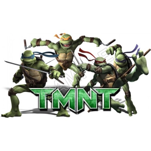 TEENAGE MUTANT NINJA TURTLES TMNT Birthday Personalized Custom T Shirt Iron  on Transfer Decal #2