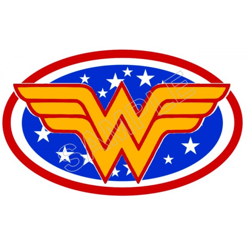 Wonder Woman Logo T Shirt on #1 Decal Transfer Iron