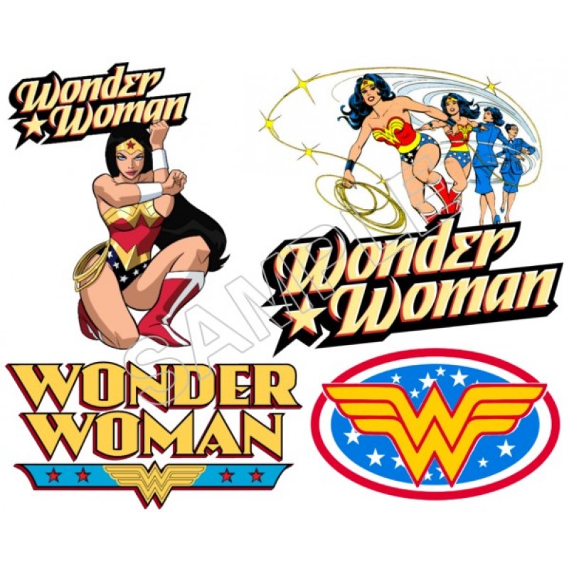 Wonder Woman T Shirt Iron on Transfer Decal #6