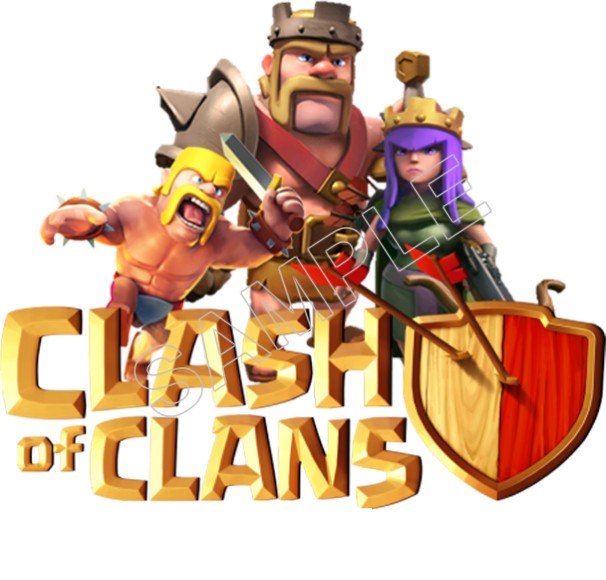 Clash Of Clans T Shirt Iron On Transfer Decal 4