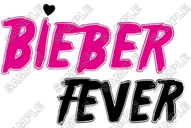 Justin Bieber Fever T Shirt Iron on Transfer Decal #14